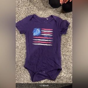 Okoboji Iowa barefoot bar onsie